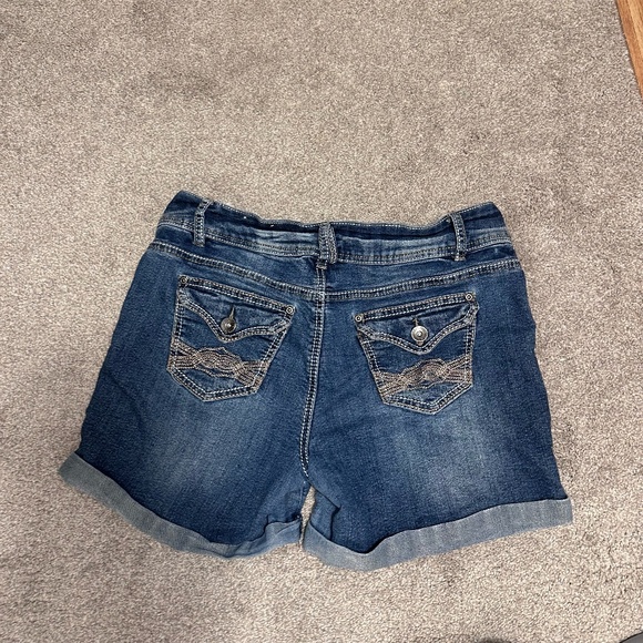 Natural Reflections, 12, Classic Blue Denim Jean Shorts - Picture 4 of 5